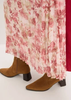 Jupe en mousseline effet froissé