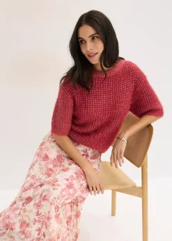 Jupe en mousseline effet froissé