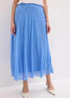 Jupe en mousseline effet froissé