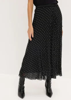 Jupe en mousseline effet froissé