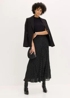 Jupe en mousseline effet froissé