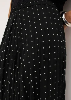 Jupe en mousseline effet froissé