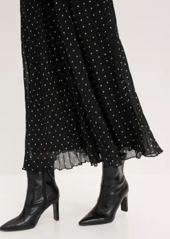 Jupe en mousseline effet froissé