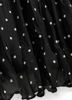 Jupe en mousseline effet froissé