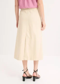 Jupe en twill 100% coton