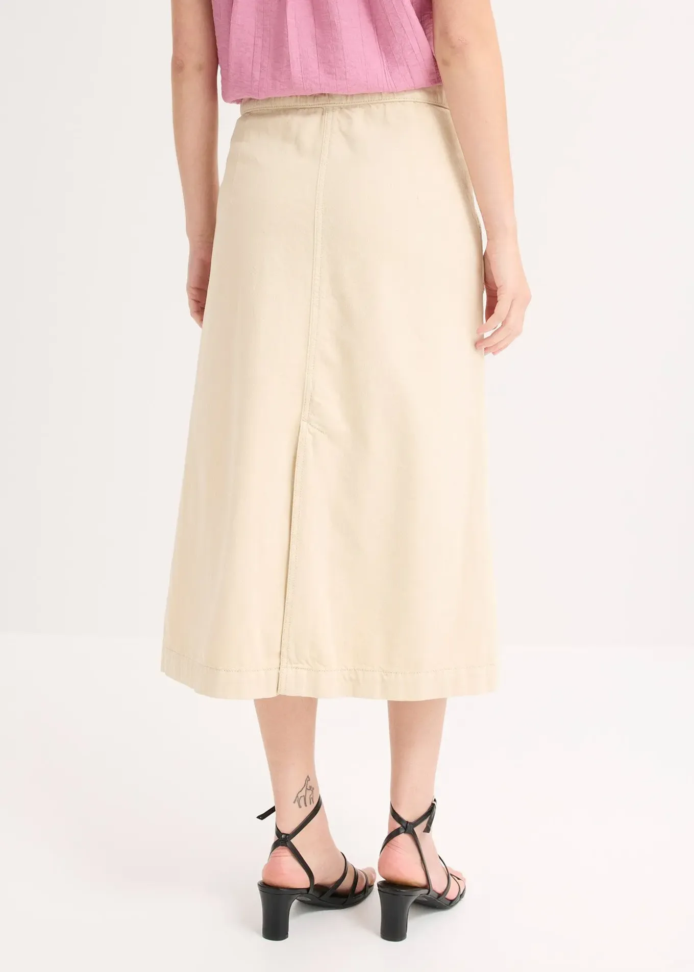 Jupe en twill 100% coton