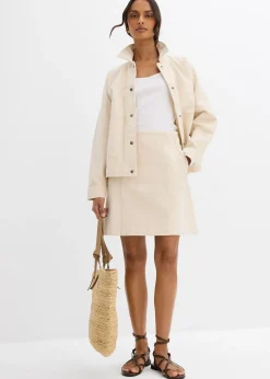 Jupe en twill 100% coton