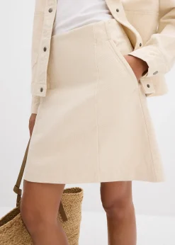 Jupe en twill 100% coton