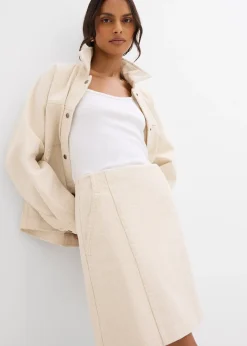 Jupe en twill 100% coton