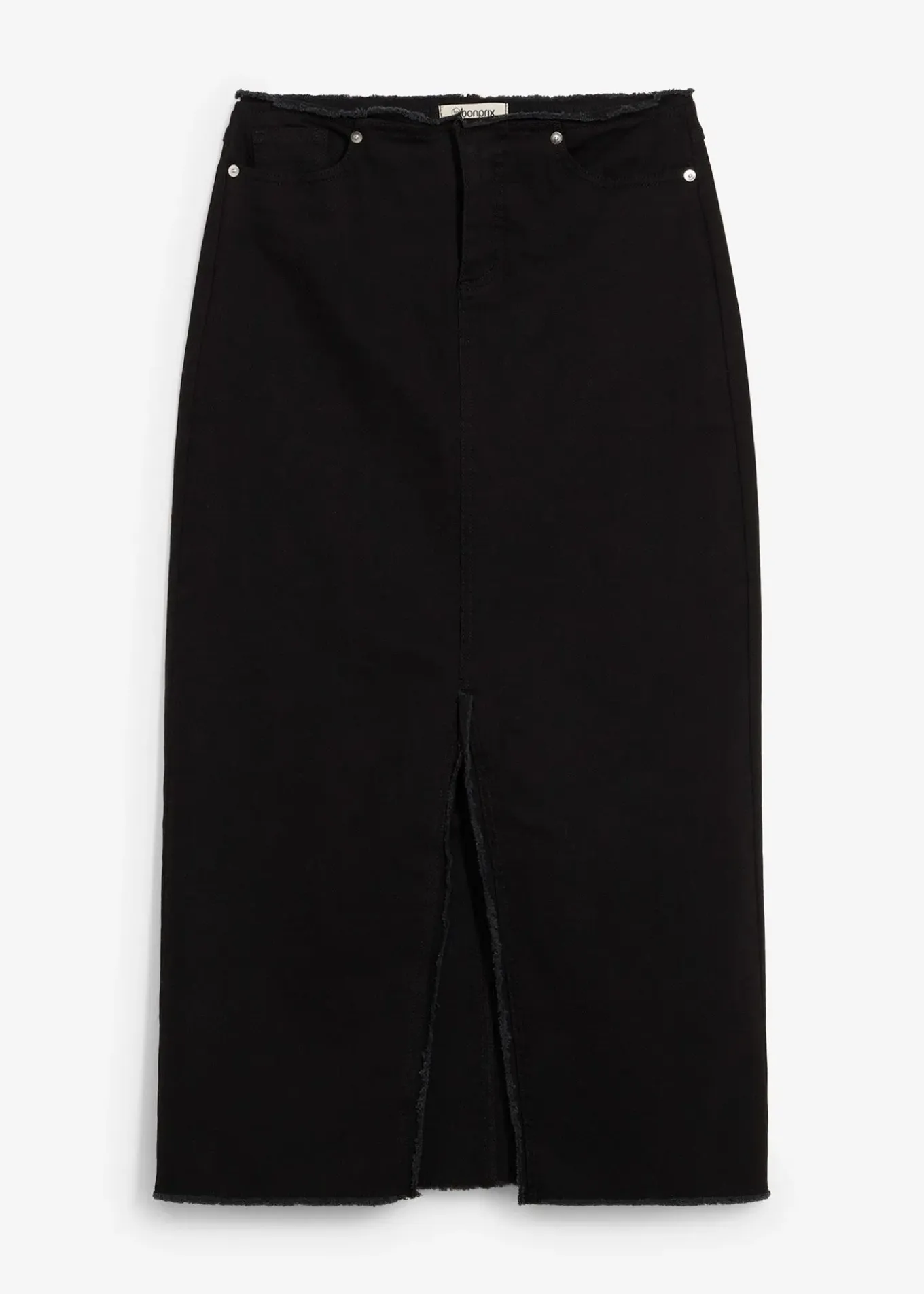 Jupe en twill avec franges