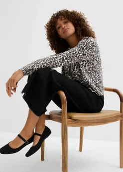 Jupe en twill avec franges