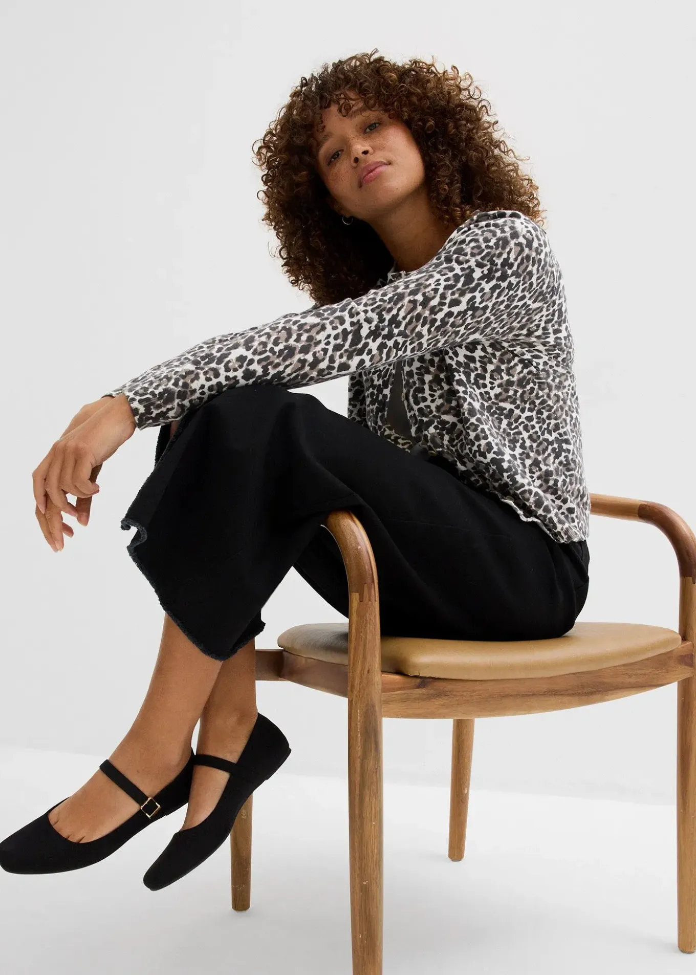 Jupe en twill avec franges