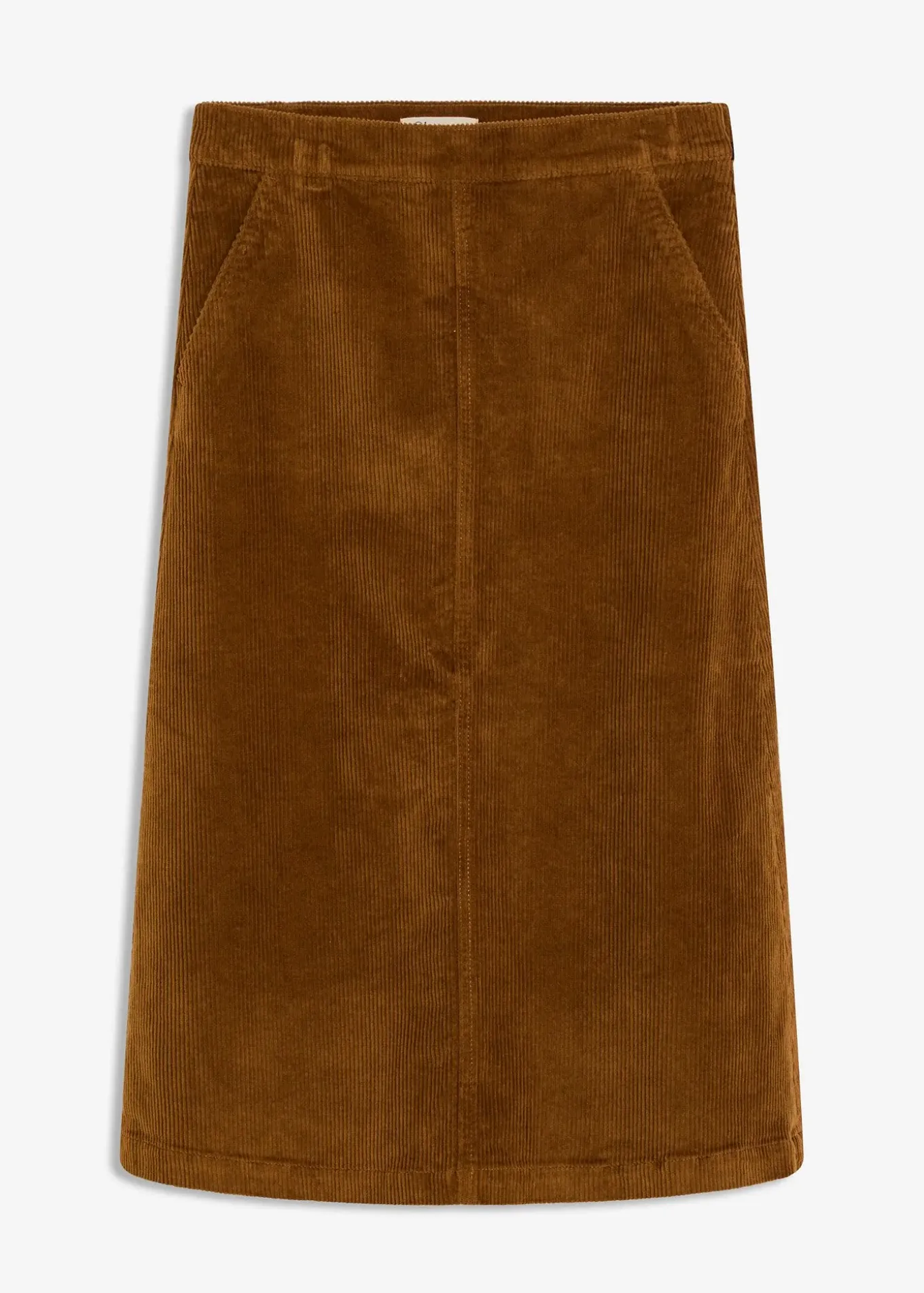 Jupe en velours côtelé