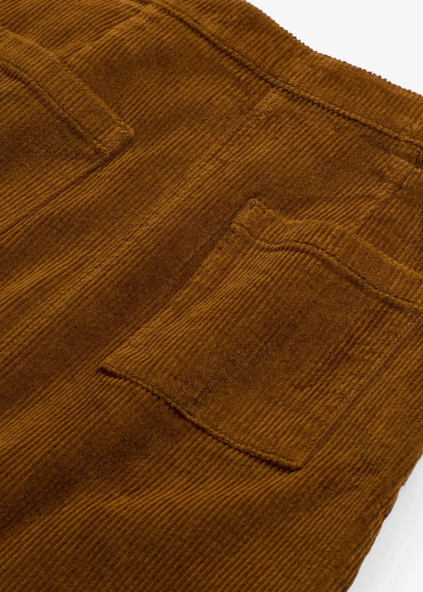 Jupe en velours côtelé