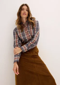 Jupe en velours côtelé