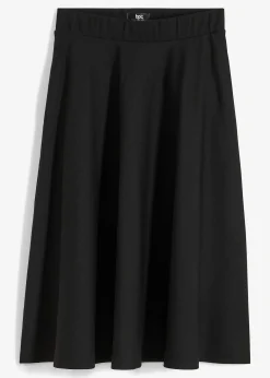 Jupe en viscose majoritaire, longueur genou