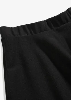 Jupe en viscose majoritaire, longueur genou