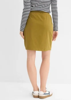 Jupe extensible en coton