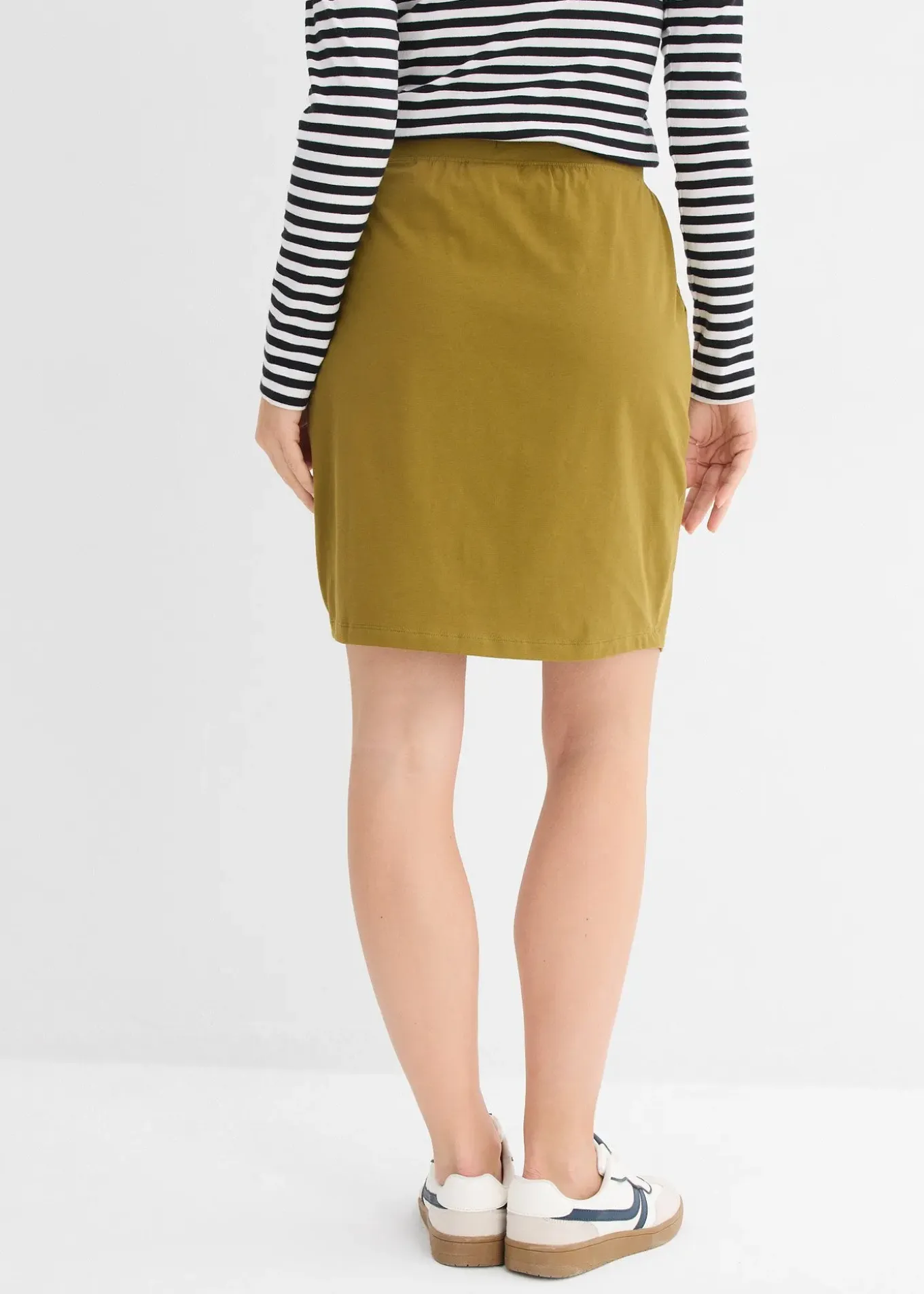 Jupe extensible en coton