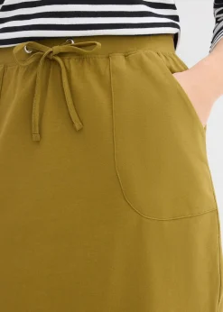 Jupe extensible en coton