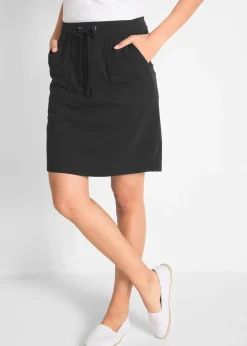 Jupe extensible en coton