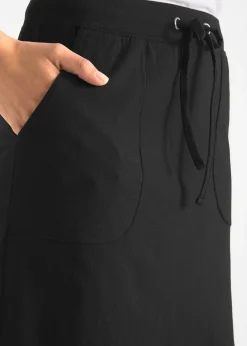 Jupe extensible en coton