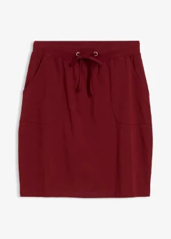 Jupe extensible en coton