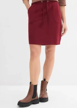 Jupe extensible en coton