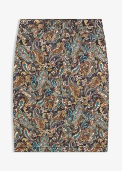 Jupe extensible en coton majoritaire