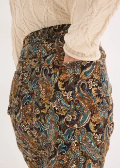 Jupe extensible en coton majoritaire