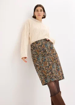 Jupe extensible en coton majoritaire