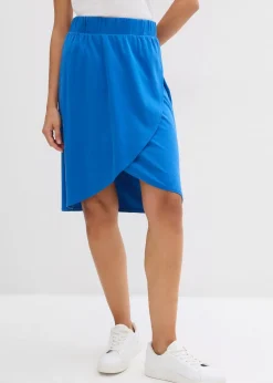 Jupe fluide en jersey viscose