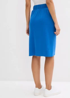 Jupe fluide en jersey viscose