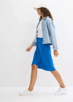 Jupe fluide en jersey viscose