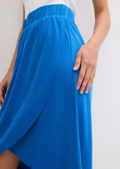 Jupe fluide en jersey viscose