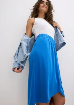 Jupe fluide en jersey viscose