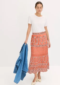 Jupe longue 100% coton