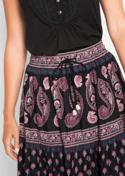 Jupe longue 100% coton