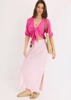 Jupe longue à fente