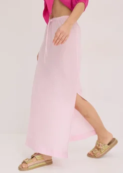 Jupe longue à fente