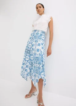 Jupe longue à pointes