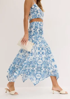 Jupe longue à pointes