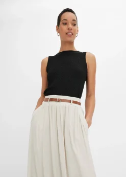 Jupe longue avec ceinture (ens. 2 pces)