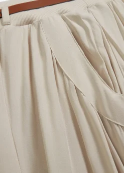 Jupe longue avec ceinture (ens. 2 pces)