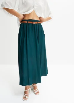 Jupe longue avec ceinture (ens. 2 pces)