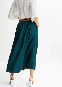 Jupe longue avec ceinture (ens. 2 pces)