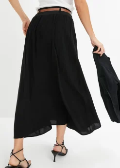 Jupe longue avec ceinture (ens. 2 pces)