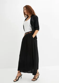 Jupe longue avec ceinture (ens. 2 pces)