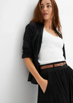 Jupe longue avec ceinture (ens. 2 pces)