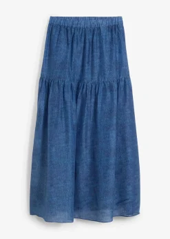 Jupe longue avec soie